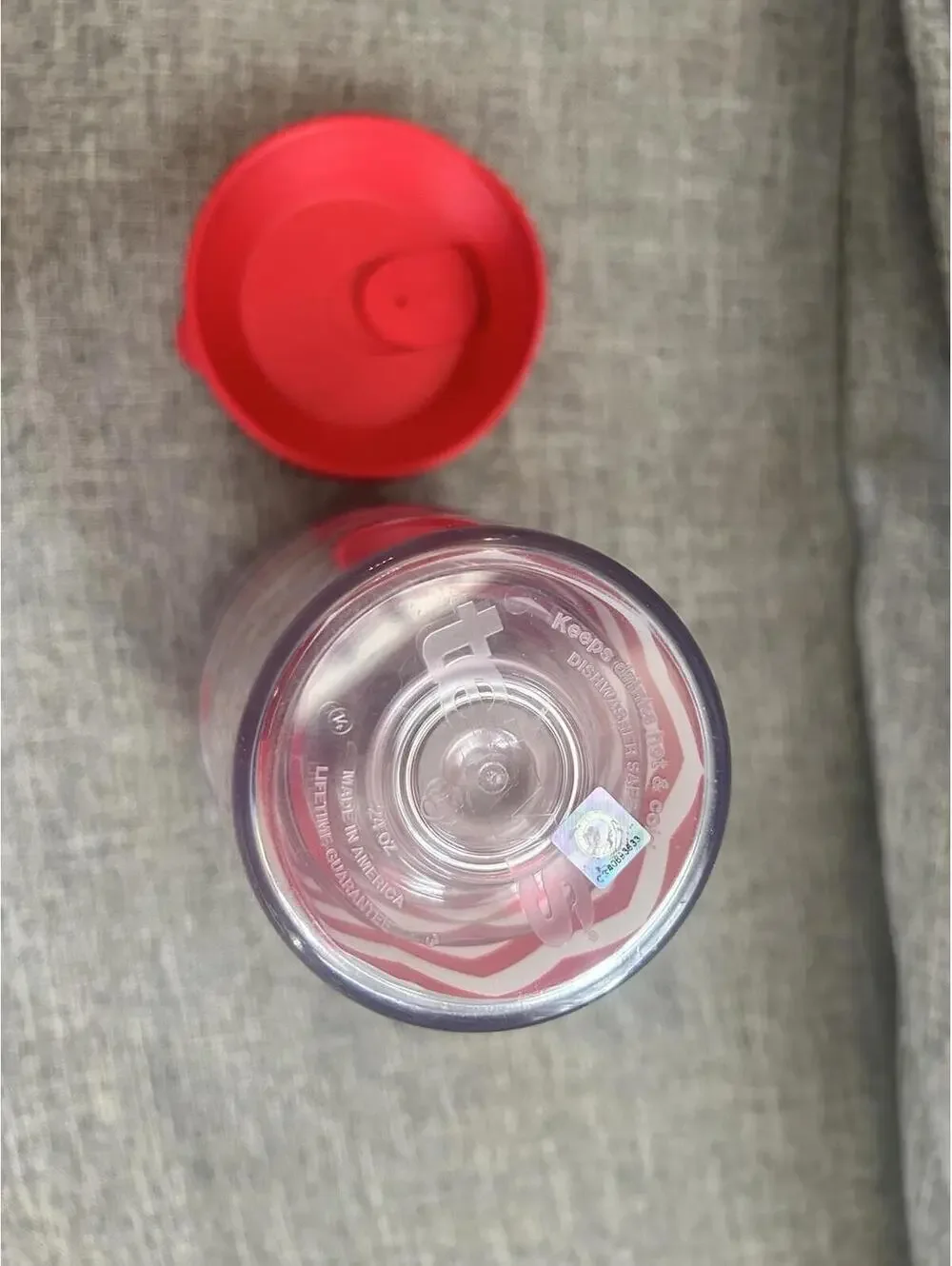 Tervis Tumbler Ohio State Buckeyes 24oz Red Lid Chevron Wrap